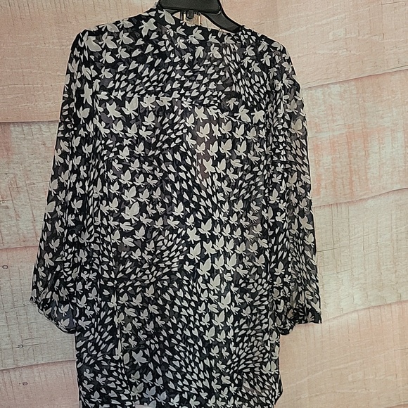 Charter Club Navy Blue Blouse - Picture 5 of 6